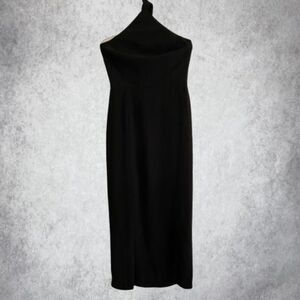 Amanda Uprichard Queen Gown Womens Large Black Halter Backless Evening Dress